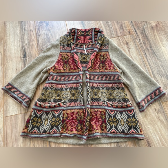 Free People Multicolor Patterned Cardigan - Picture 4 of 7